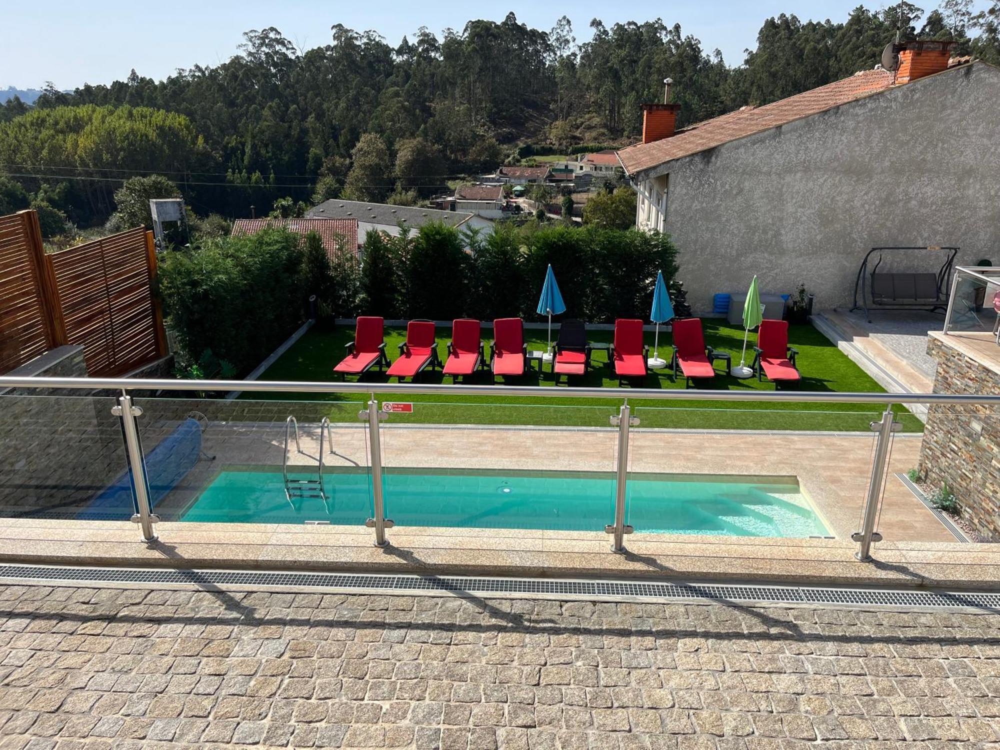 Fonte Retreat Home - Jacuzzi And Heated Swimming Pool Sandim Exterior photo